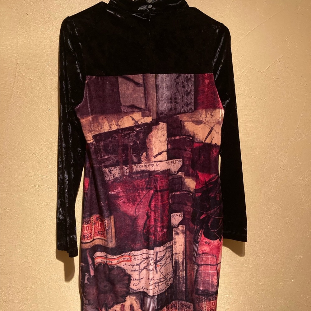 Velvet Long Sleeve Dress - Picture 8 of 14